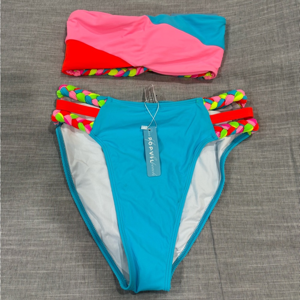 Colorful Women's Bikini Set - Picture 4 of 6